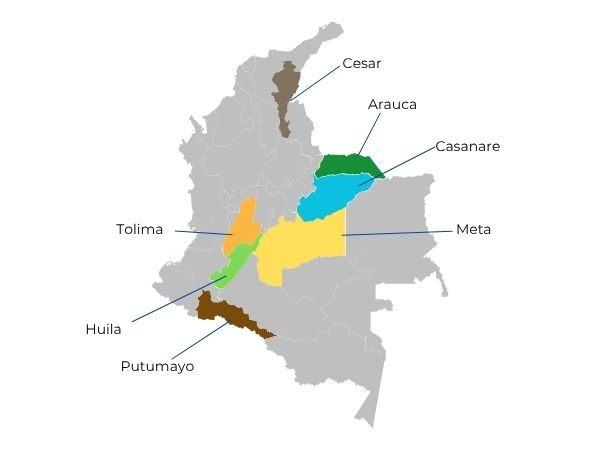 Licencias ambientales sector hidrocarburos Colombia